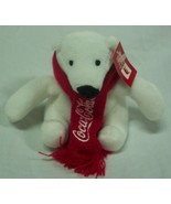 Coca-Cola MINI COKE POLAR BEAR 4&quot; Plush STUFFED ANIMAL TOY NEW - $15.35