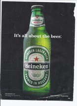 1999 Heineken Beer Print Ad Vintage 8.5&quot; x 11&quot; - £14.15 GBP