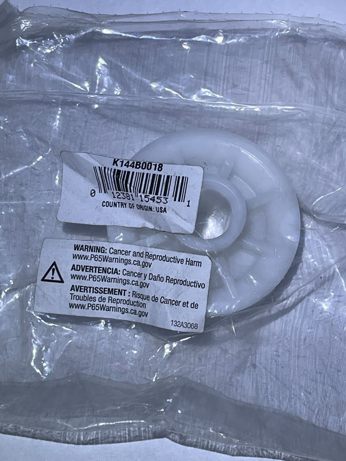 Liftmaster 144B18 Idler Pulley 2″ OD 1/2″ B Garage Door Opener ATS211 AT... - $7.50