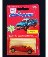 Majorette Morgan Plus 8 / #261 / Rare Red w/ White Top / Made in France - $18.25