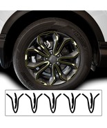 Fit Honda CR-V 2020-2022 Wheel Rim Chrome Delete Cover Decal Blackout Trim - £47.77 GBP