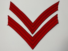 U.S. ARMY, CIRCA 1872-1902, ARTILLERY, SERGEANT, CHEVRONS, MATCHED SET - $85.00