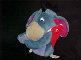 10&quot; Disney Eeyore Golf Head Cover Plush Holding 4 Flag Stick From Winnie Pooh  - £77.57 GBP
