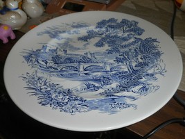 Enoch Wedgwood Tunstall Blue Countryside About 10” Dinner Plate/EXCELLEN... - £11.15 GBP