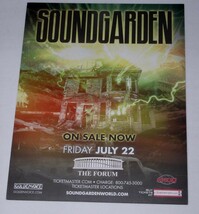 Soundgarden KYUSS Lives! Concert Promo Card Los Angeles Forum 2011 Fox T... - $19.99