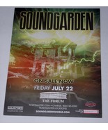 Soundgarden KYUSS Lives! Concert Promo Card Los Angeles Forum 2011 Fox T... - $379.94 MXN