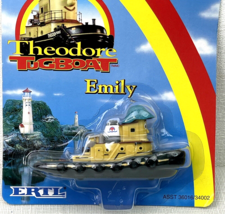 ERTL Theodore TUGBOAT EMILY Tug Boat Diecast Toy 1998 Cochran Entertainm... - $12.60