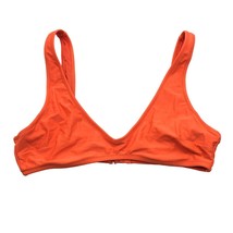 Aerie Voop Plunge Scoop Bikini Top Orange M - £11.39 GBP