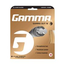 Gamma Gut 16 Natural Tennis String, Control &amp; Feel - $5.00