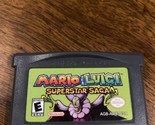 Mario and Luigi Superstar Saga Nintendo Game Boy Advance Authentic Gameb... - $29.70