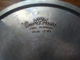 Vintage Bake King Pure aluminum No. 814 13&quot; dia pizza pan - £18.63 GBP