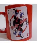 Harley Quinn Mug DC Comics Red Large Coffee Cup Playing Card Design - £14.06 GBP