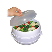 Two Tier Microwave Steamer - £22.63 GBP