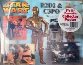Star Wars - R2D2 &amp; C3PO 8&quot; x 10&quot; Hologram Lenticular Frameable Poster - £19.43 GBP