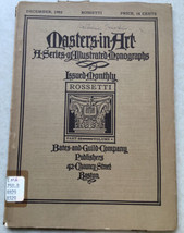 Masters in Art Monograph Rossetti December 1903 - £6.03 GBP