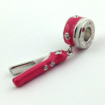 Lauren G Adams Rhodium &amp;Enamel Hair Iron Straightener Charm Bead, Fits A... - $445.62 MXN