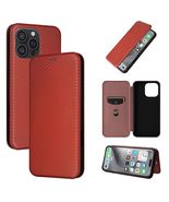 for Samsung Galaxy A72 4G/5G (Color: RED) Carbon Fiber Pattern Leather W... - $953.58 MXN