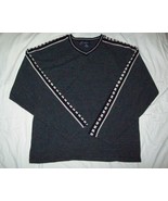 33 DEGREES Men&#39;s V-Neck Pullover Long Sleeve SWEATER - SIZE: XL - $239.24 MXN