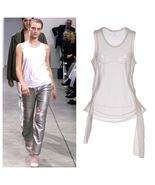 NWT Helmut Lang S/S 1999 Vintage Archival Removable Side Drape Silk Tank... - $5,823.07 MXN
