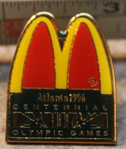 McDonalds Atlanta 1996 Olympic Games Employee Collectible Pinback Pin Bu... - $10.90