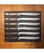 Serrated Stailess Steel Steak Knives Stainless Steel handles Set of 6 in... - $653.87 MXN