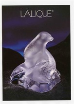 Lalique Advertising Photograph French Crystal Seal or Sea Lion on Ice  - $27.72
