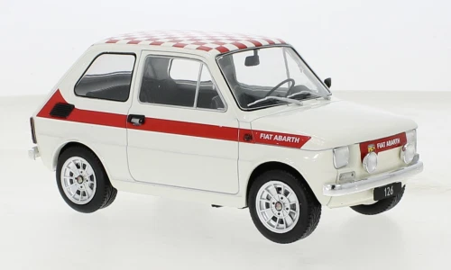 MCG Fiat 126 Abarth Look White 1972 1:18 Model Car - $109.99
