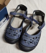 Womens Jambu JBU Wildflower Size 8 Denim Color Strap Shoes Sandals With Box - £32.12 GBP