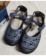 Womens Jambu JBU Wildflower Size 8 Denim Color Strap Shoes Sandals With Box - £31.92 GBP