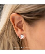 Swarovski Heart Crystal Earrings | 8mm Heart Studs | Genuine Clear Color... - €19,07 EUR