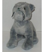 Ganz Webkinz Charcoal Cat 7&quot; plush Stuffed Animal toy #HM152 - $9.98
