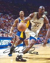 Dale Davis signed Indiana Pacers basketball 8x10 Photo COA autographed - £62.14 GBP