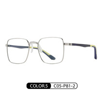 Anti-Blue Light Glasses To Make Big Face Thin-Looked Metal Large Frame Glasses T - £11.92 GBP