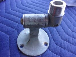 Forespar  vintage 180° lay down Adjustable Antenna Base nickel bronze Sw... - $33.66