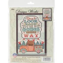 Design Works Counted Cross Stitch Kit 8X12-Dont Look Back (14 Count) - $55.99