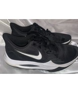 Size 8 Men’s Nike Precision 5 Black &amp; White Basketball Shoes - $26.73