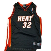Reebok Boys Shaquille O&#39;Neal Miami Heat Jersey Youth Size L (14-16) Length + 2 - £22.13 GBP