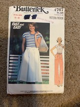 4767 Vintage Butterick Sewing Pattern Misses T Shirt Skirt Pants Fast Easy OOP - £6.05 GBP