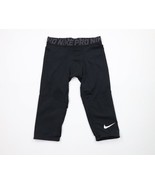 Nike Pro Boys Large Compression Spandex 3/4 Length Training Pants Leggin... - $644.21 MXN
