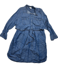 H&amp;M Mama Maternity &amp; Nursing Dress Blue Denim Size XXL - £16.05 GBP