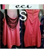 ECI New York Beaded necklace silky dress top Size 6 (Small) - $22.86 CAD