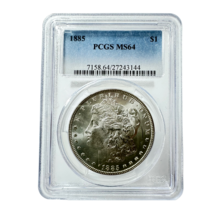1885 Morgan Silver Dollar PCGS MS-64 - £92.80 GBP