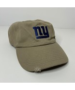 New York Giants NFL Football Hat Baseball Cap Adjustable Beige Tan Dad S... - £8.13 GBP