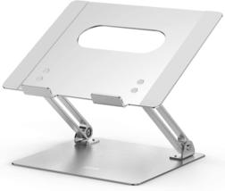 Laptop Stand Foldable Aluminum Laptop Holder Riser For Notebook Computer Tablet - £50.03 GBP