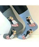 2 PAIRS Foozys Men&#39;s Socks GAME OVER Bride Groom Marriage, NEW Free Ship... - $170.87 MXN