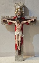 Jesus On Cross Holy Trinity God Dove Religion Religious Wall Hanging - £18.22 GBP