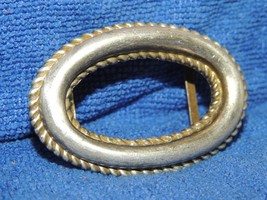 Vintage Belt Buckle 2.75&quot;+x 1.75&quot;+ Terry Stack silver tone southwestern ... - $11.69