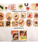 1963 Nabisco Wheat Thins Crackers Bacon Flavor Advertisement Snacks DWII13 - $553.22 MXN