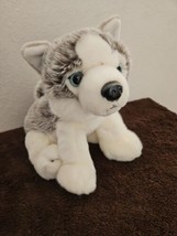 Ganz Heritage Collection Husky Puppy Dog Plush Stuffed Animal H13765 Grey White - £31.55 GBP