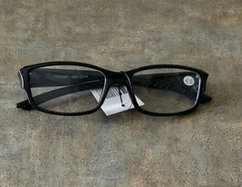 Plastic Framed Reading Eye Glasses ~ Black Frame ~ +2.50 Strength ~ K83 - £11.93 GBP